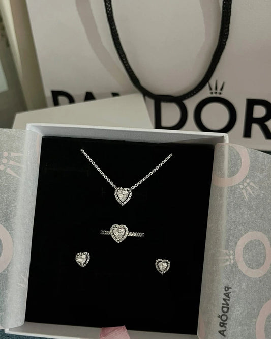 Parure Pandora 3 Pieces Acier ( La Haute Qualité Garentie ) ⭐