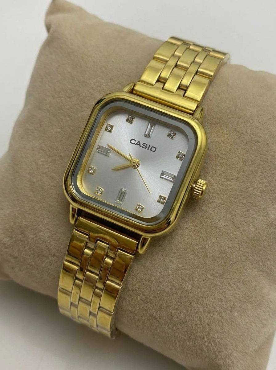 Montre Casio Doré Cadre Caré 💛